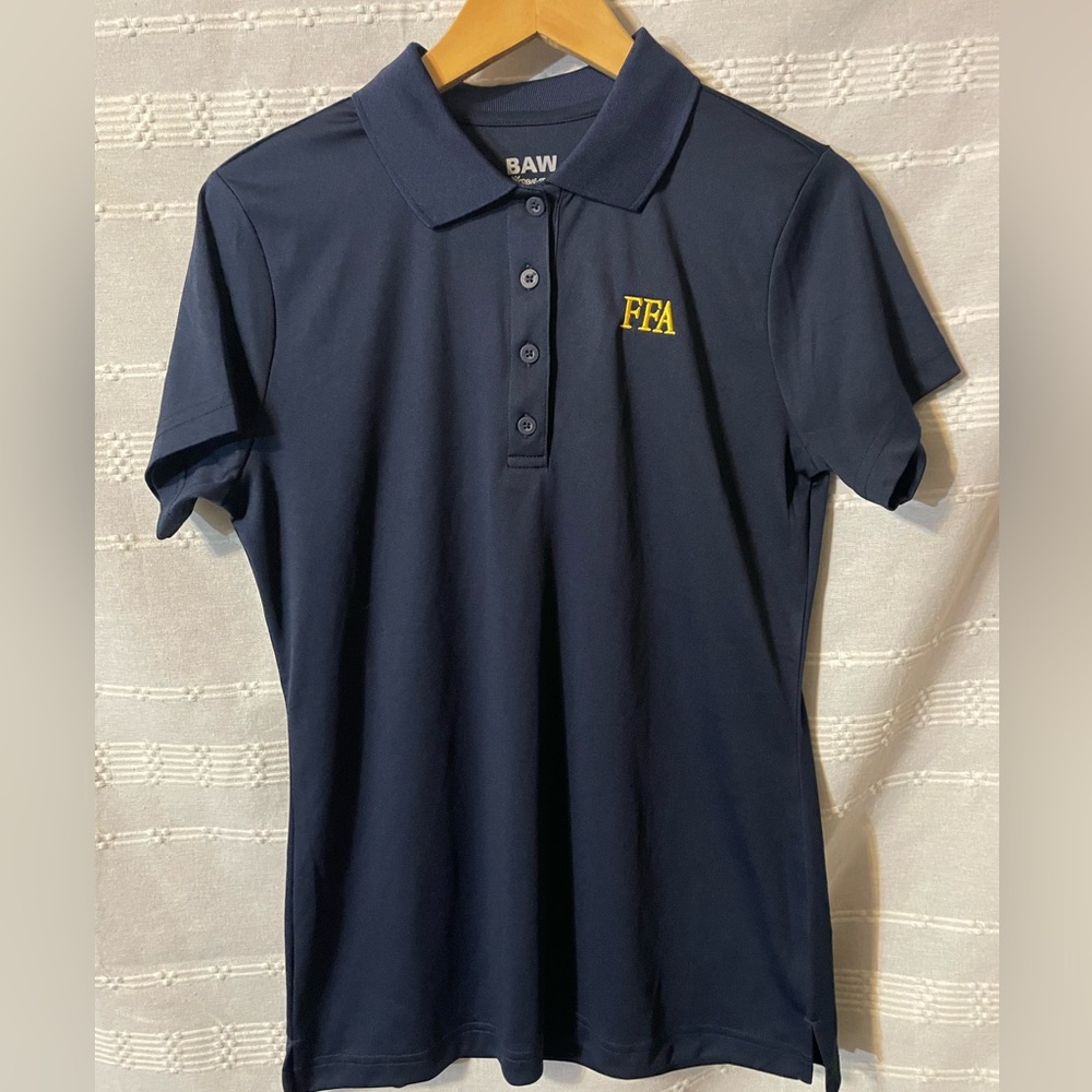 BAW Navy Polo Shirt with FFA Logo